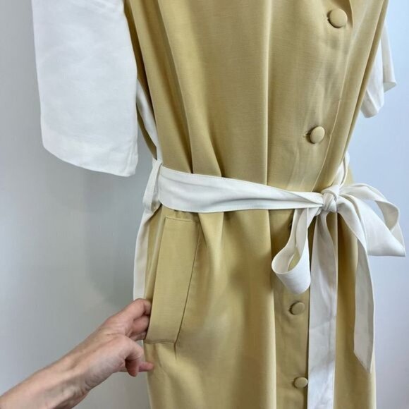 New Sabina Musayev Women’s Small Perry Raffia Button Down Belted Maxi Dress NWT - Picture 13 of 13